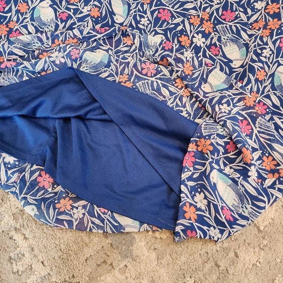 Old Navy Bird Sleeveless maxi dress. Blue Floral. Women's size XXL - Picture 8 of 15